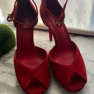 Michael kors red heels